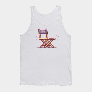 Chair Director Movie Cartoon Tank Top